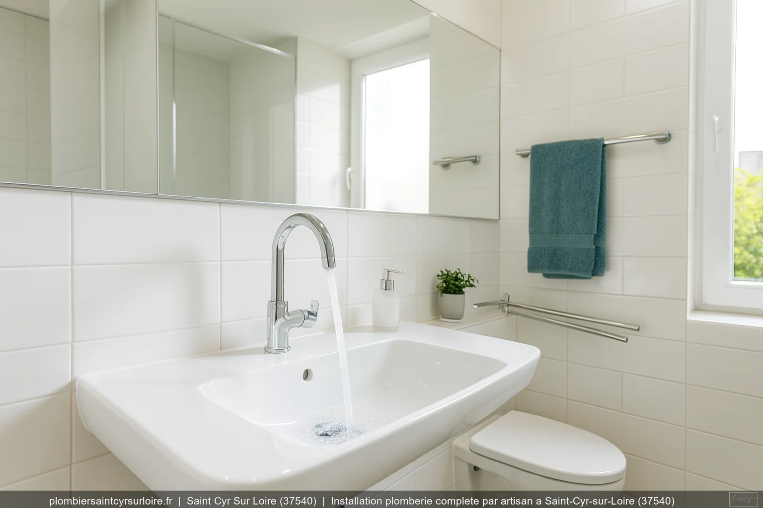 Installation plomberie complete par artisan a Saint-Cyr-sur-Loire (37540)